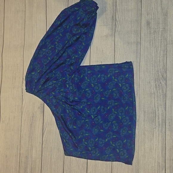 Veronica Beard Lyric Top 100% Silk One-Shoulder Floral Print Blouse Blue Size 2 - Picture 2 of 7